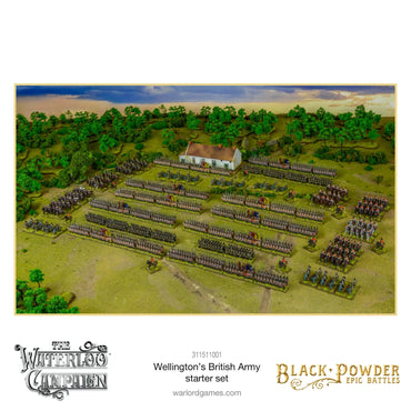Wellington's British Army Starter Set - Warlord Games Epic Black Powder Miniatures