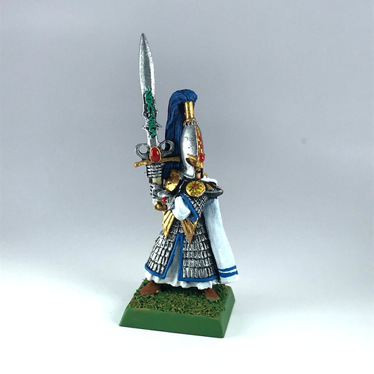High Elves Swordmaster of Hoeth Champion - Warhammer Fantasy Classic Metal X7087