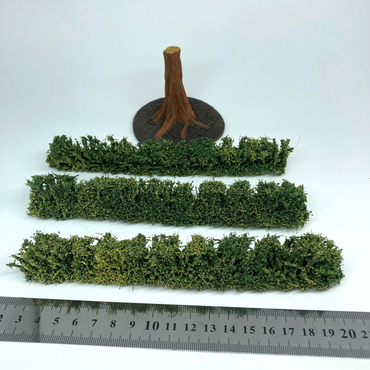 Hedges & Tree Stump - Terrain & Accessories - Suitable For Wargaming BOX256