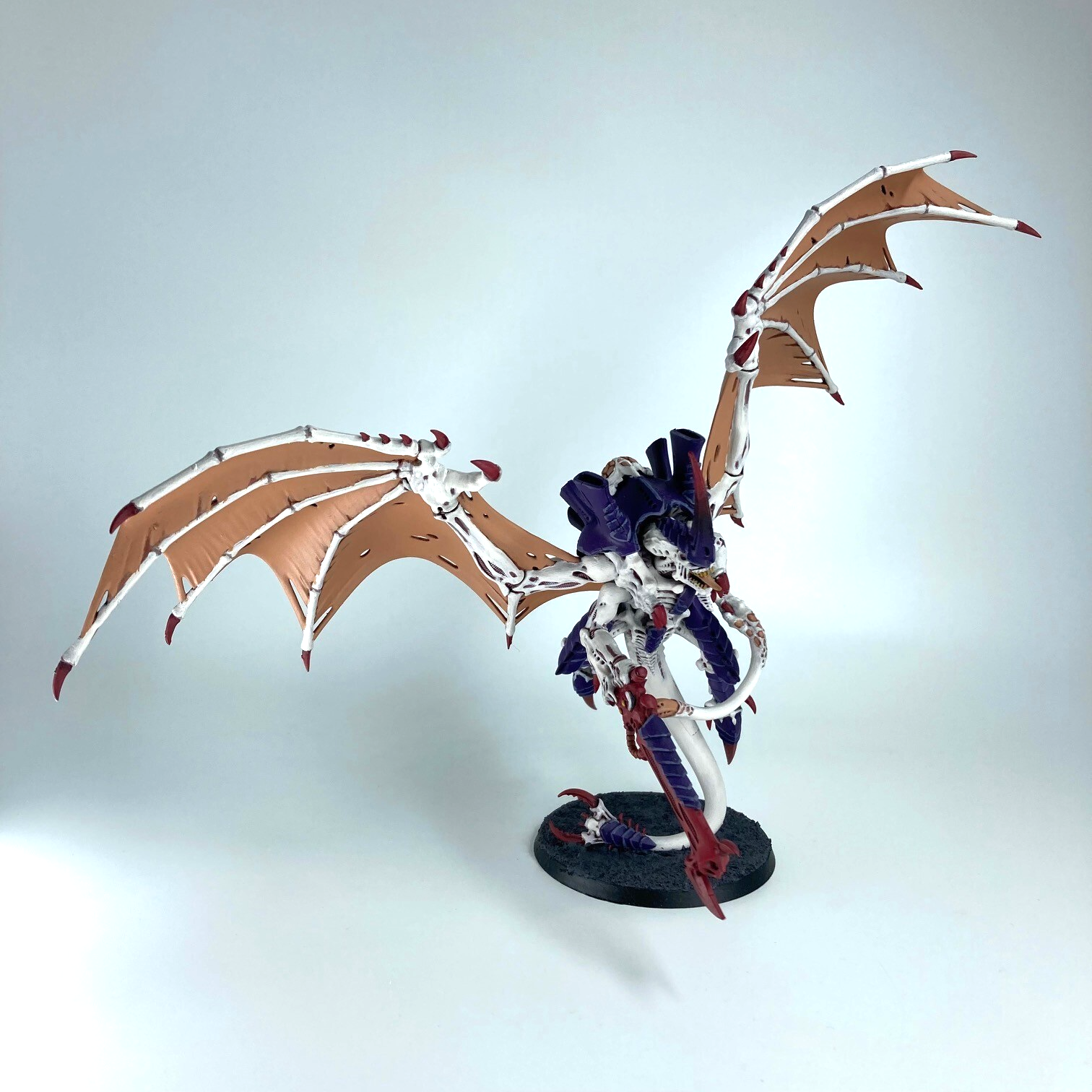 Figurine Metal Tyranid Hive Tyrant Warhammer 40k Non Montée Non Peinte