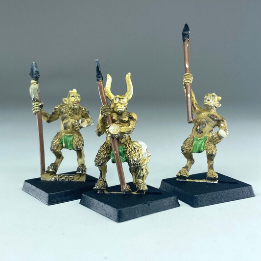 Ungor with Spears - Chaos Beastmen - Classic Metal Warhammer Fantasy X13949