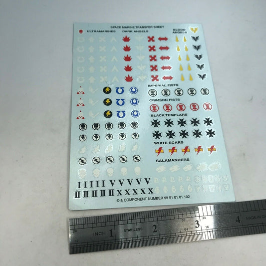 Space Marine Sheet - Warhammer 40K T144