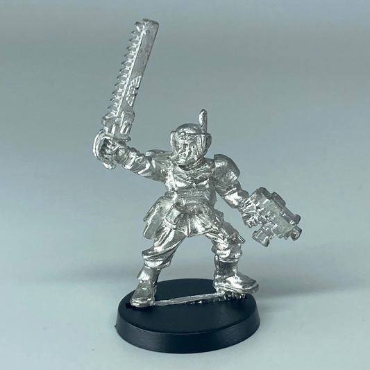 Cadian Lieutenant - Imperial Guard - GW Warhammer 40K Classic Metal X7049