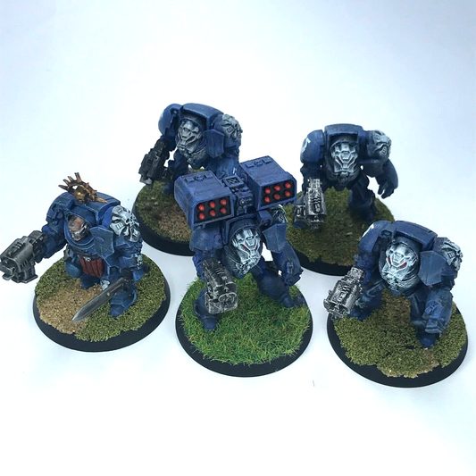 Classic Space Marine Terminator Squad - Painted - Warhammer 40K C612