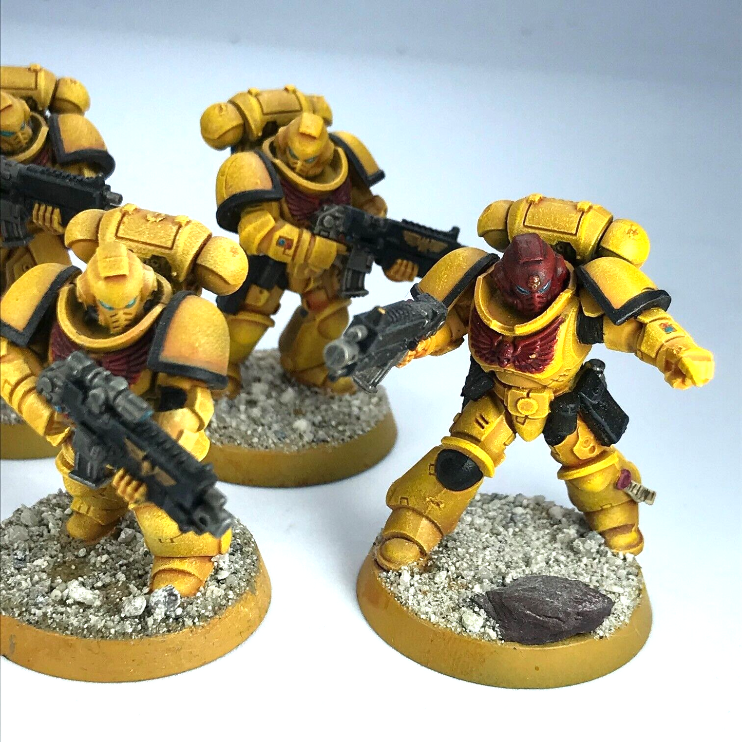 Primaris Hellblasters Imperial Fists Space Marines Painted - Warhammer 40K C506