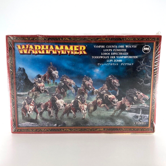 Vampire Counts Dire Wolves - Unopened - Warhammer Fantasy Games Workshop