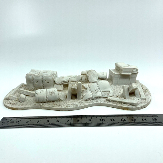 Barricade / Wall Terrain Scenery - Unpainted