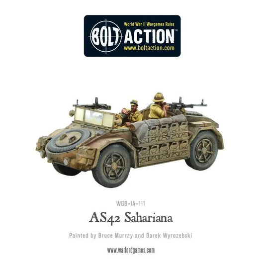 Italian AS43 Sahariana - Brand New - Warlord Games Bolt Action Miniatures