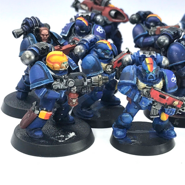 Classic Space Marines Ultramarines Tactical Squad Painted - Warhammer 40K C2522