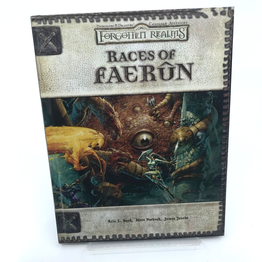 Forgotton Realms - Races Of Faerun Book Hardback - Dungeons and Dragons M848