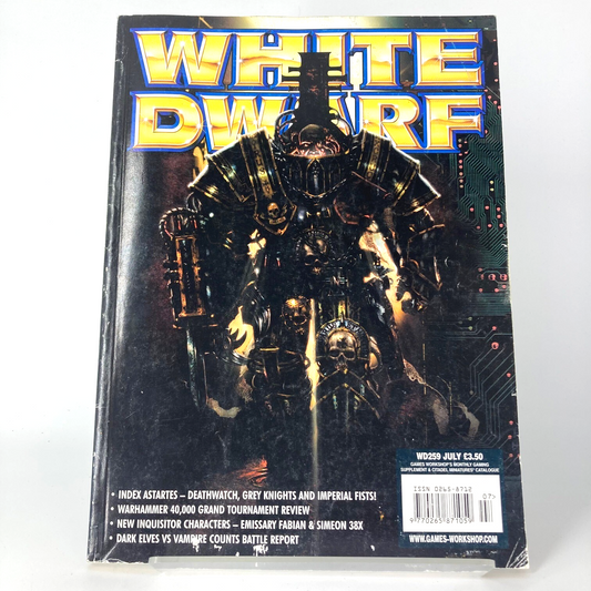 White Dwarf 259 Magazine Games Workshop Warhammer Fantasy 40,000 40K M1870