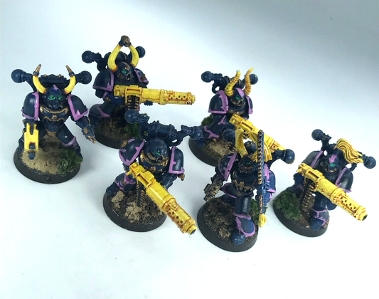 Chaos Space Marines Kitbash Heavy Weapon Squad Painted - Warhammer 40K C1875