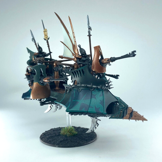 Drukhari Ravager Ship Dark Eldar - Painted - Warhammer 40K Games Workshop (2)