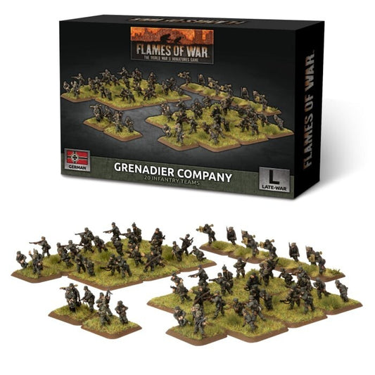 German Grenadier Company - Late-War - Brand New - Flames of War