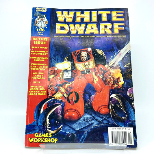 White Dwarf 196 Magazine Games Workshop Warhammer Fantasy 40,000 40K M1582