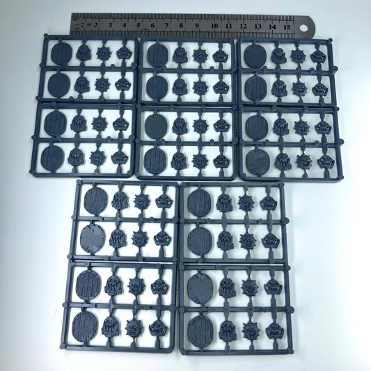 Classic Orcs & Goblins Armoured Orc Shields - Citadel Warhammer Fantasy C5121