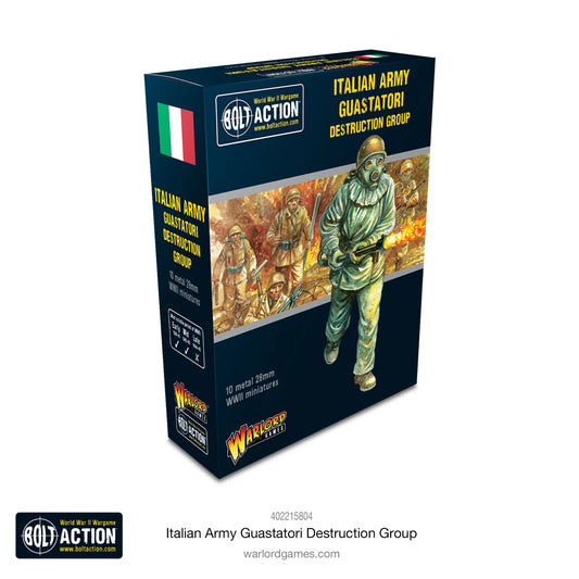 Italian Guastatori Destruction Group - Brand New - Warlord Games Bolt Action