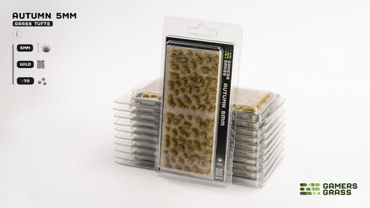 Autumn Grass Tufts 5mm - Model Basing - Gamers Grass