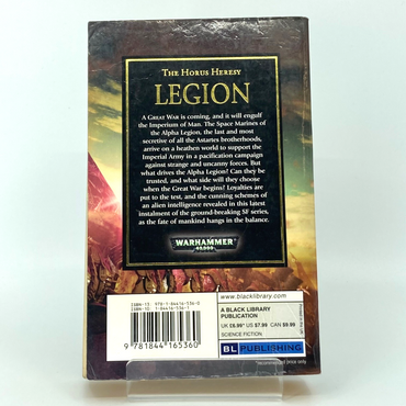 Legion - Dan Abnett - Paperback 2008 Black Library Warhammer Horus Heresy M683