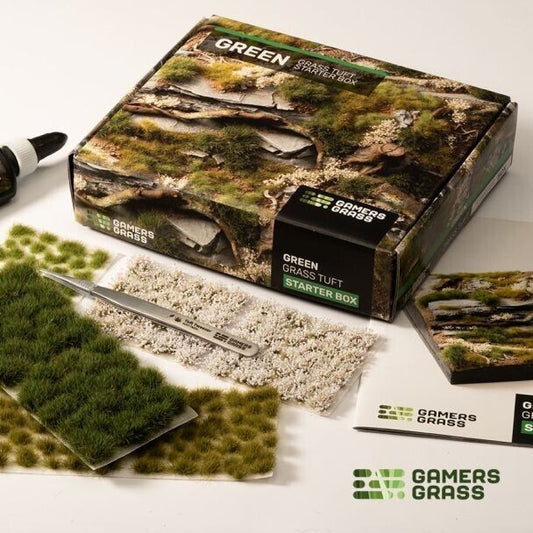Green Grass Starter Box - Model Basing - Gamers Grass