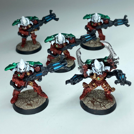 Warp Spiders Aeldari Eldar - Painted - Games Workshop Warhammer 40K C1337