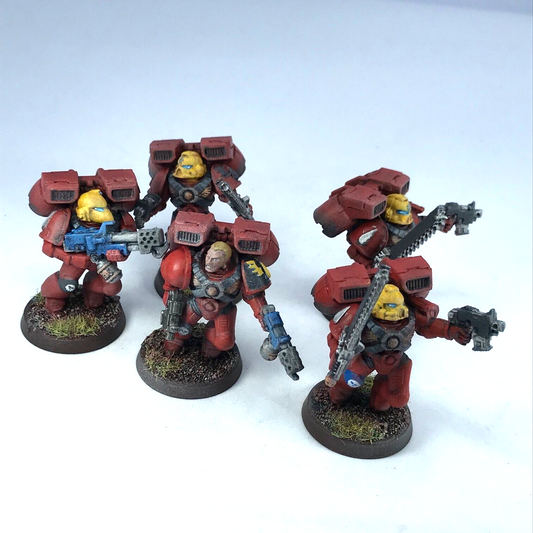 Classic Blood Angels Assault Squad Space Marines - Painted - Warhammer 40K C3741