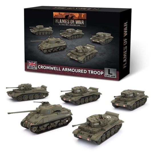 British Cromwell Armoured Troop - Late-War - Brand New - Flames of War
