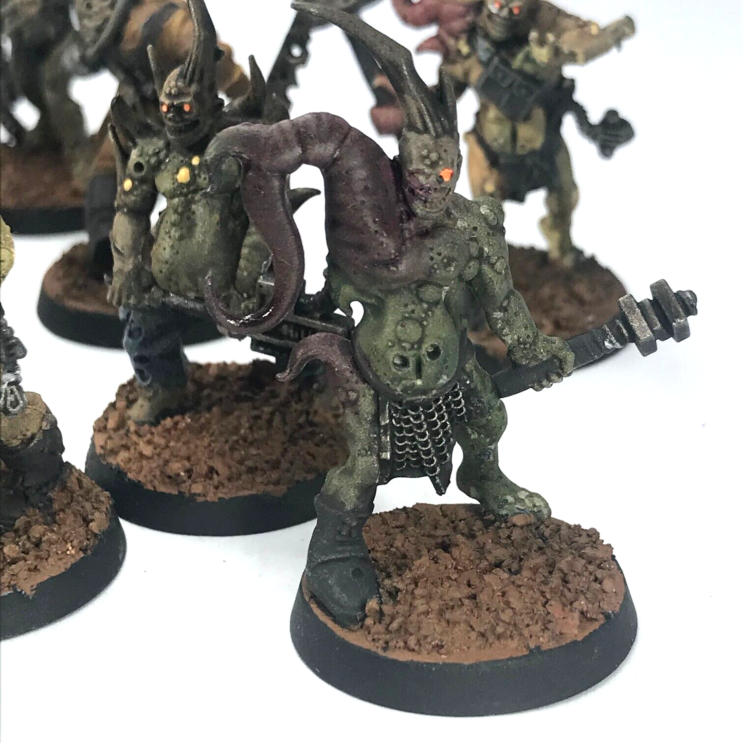 Death Guard Poxwalkers Chaos Space Marines - Painted - Warhammer 40K C3004