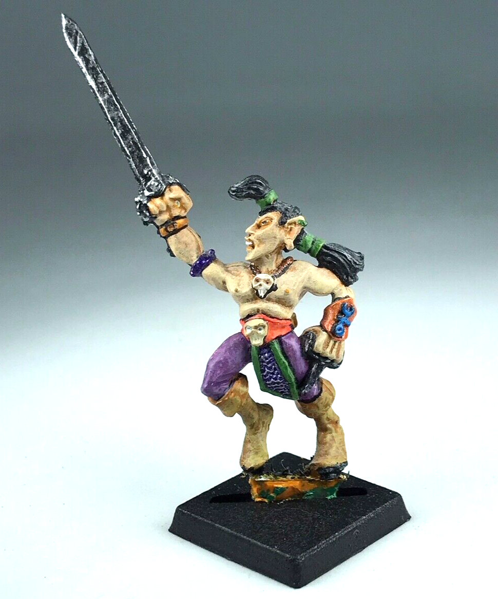 Classic Metal Dark Elf Elves Warrior - Citadel Warhammer Fantasy GW X3817