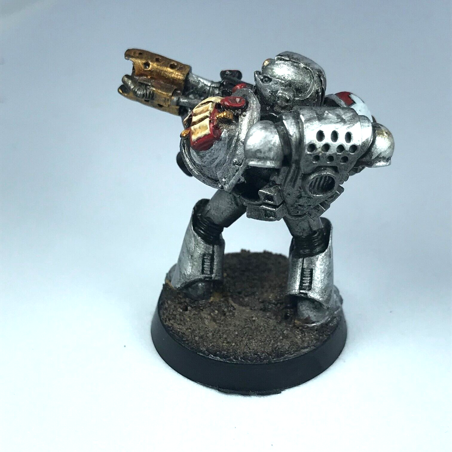 Metal Classic Grey Knight With Incinerator Space Marine - Warhammer 40K X11393