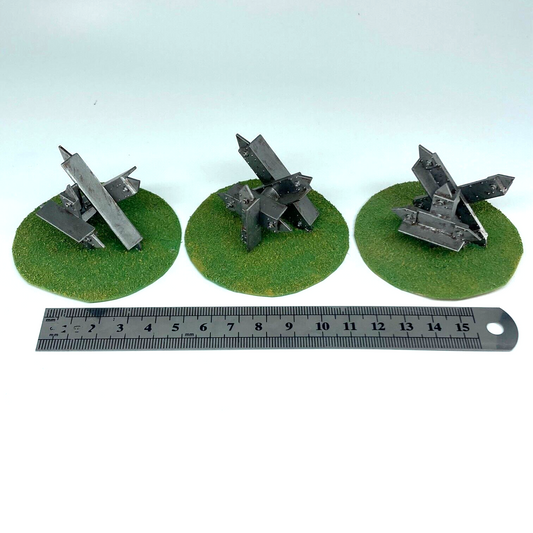 Hedgehog Tank Traps - Painted Terrain & Accessories - Warhammer 40k C3587