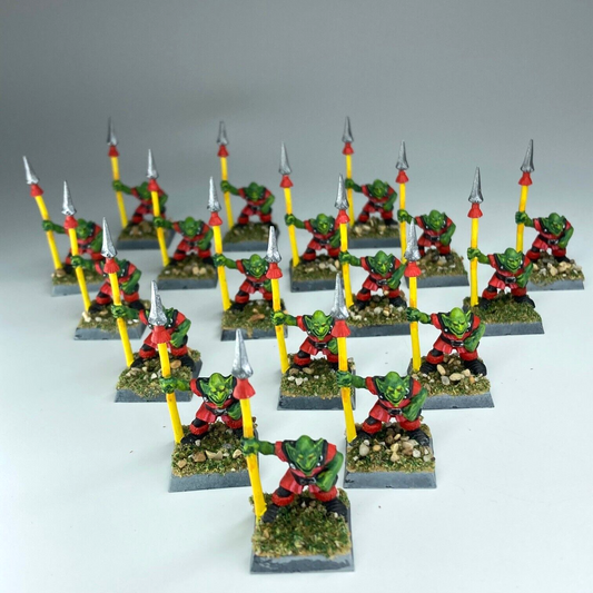 Classic Night Goblin with Spears Regiment Orcs & Goblins Warhammer Fantasy C2070