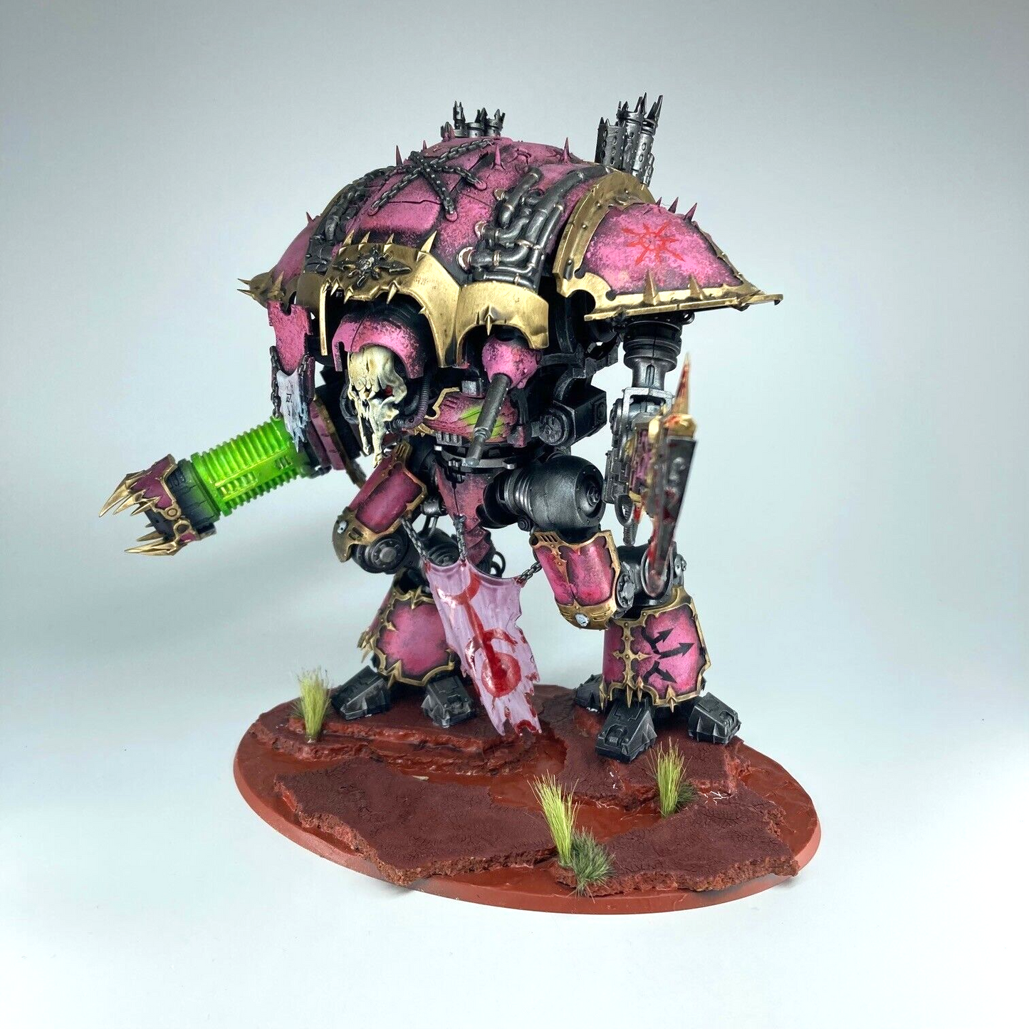 Knight Abominant Emperors Children Chaos Knights - Warhammer 40k - Painted