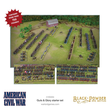 American Civil War Guts & Glory Starter - Warlord Games Black Powder Miniatures
