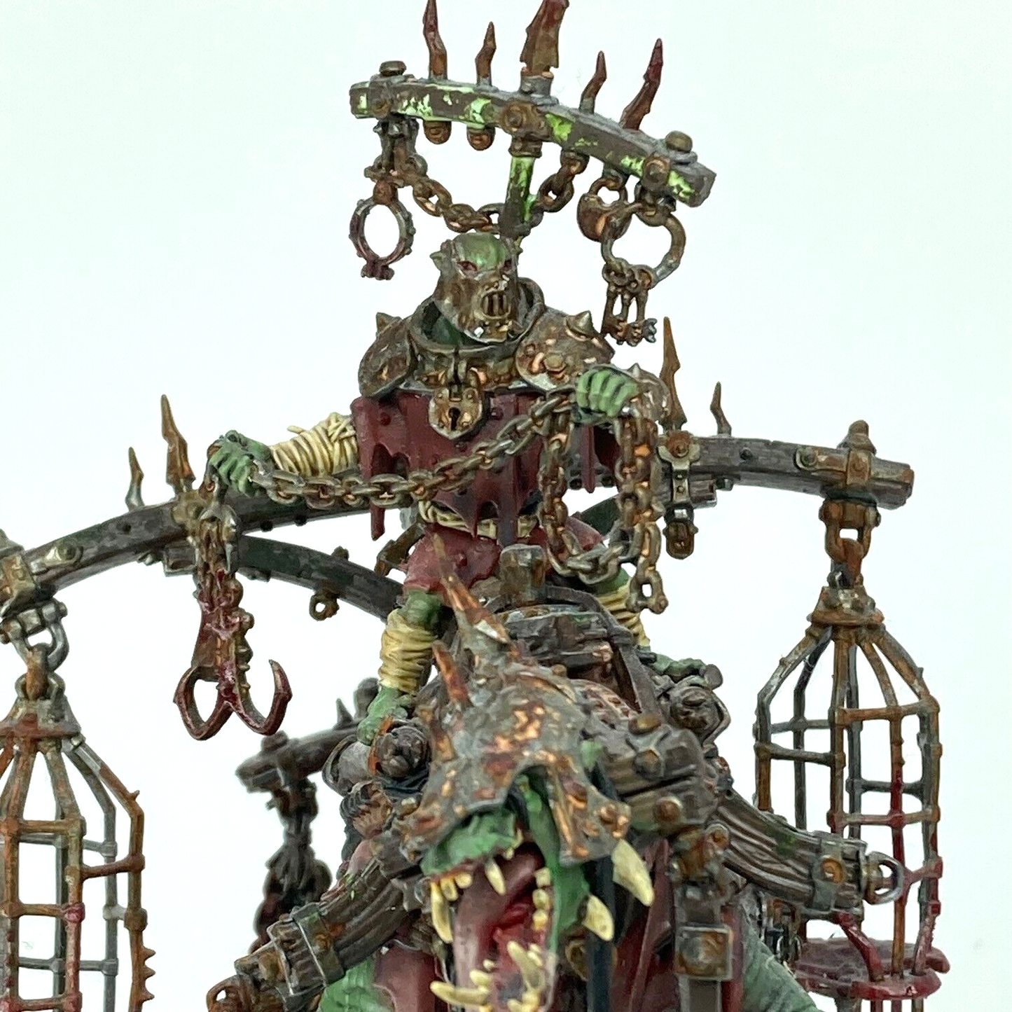 Snatchaboss on Sludgeraker Beast Orruk Warclans - Warhammer Age of Sigmar
