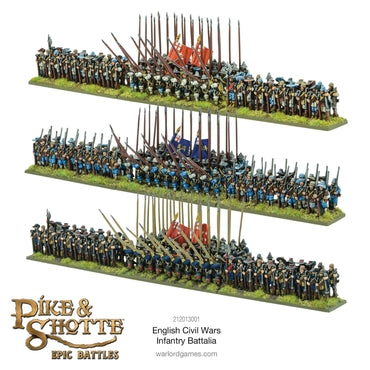 English Civil Wars Infantry - Pike & Shotte Epic Miniatures Warlord Games