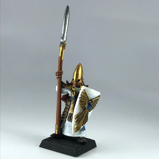 High Elves Lothern Seaguard with Spear - Painted Warhammer Fantasy Metal X2722
