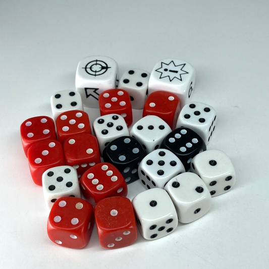 Assorted Dice - Dice Set Warhammer Fantasy  / 40k Citadel Games Workshop X14171