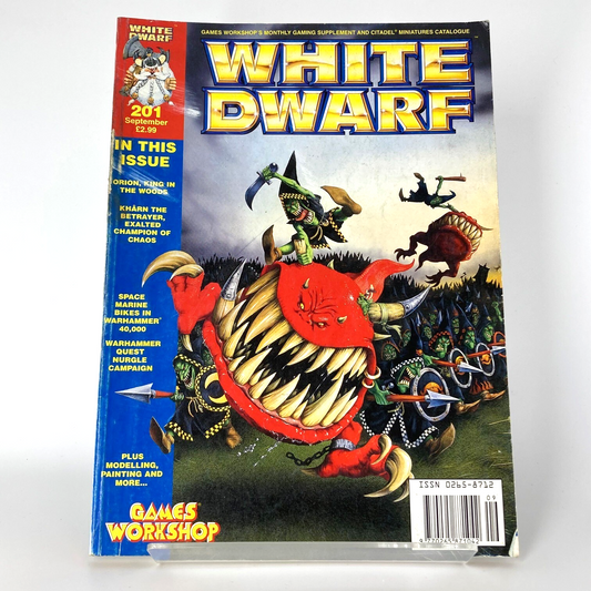 White Dwarf 201 Magazine Games Workshop Warhammer Fantasy 40,000 40K M1318