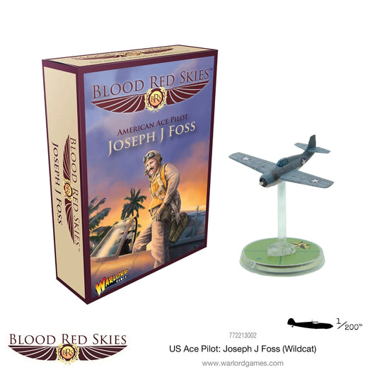 Blood Red Skies: Joseph J Foss Ace Pilot - Bolt Action Warlord Games