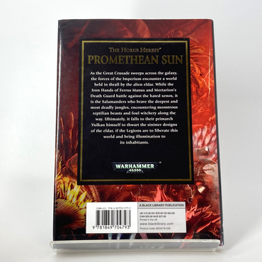 Promethean Sun - Nick Kyme Hardback Black Library Warhammer Horus Heresy M1719