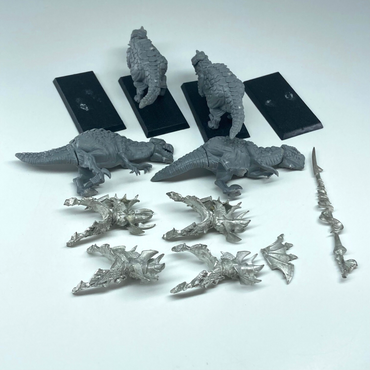Cold One Riders - Dark Elves - Warhammer Fantasy Part Metal Games Workshop C6334