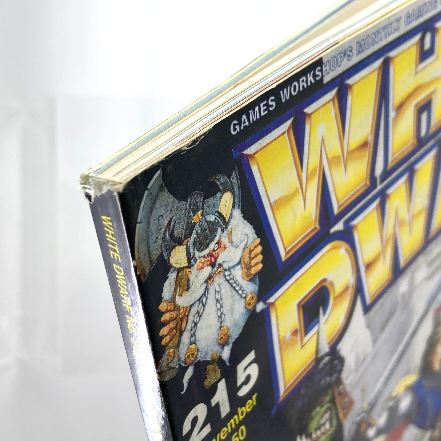 White Dwarf 215 Magazine Games Workshop Warhammer Fantasy 40,000 40K M1356