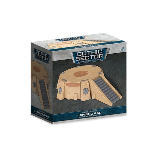 United Frontier Landing Pad - Painted 1:56 Terrain - Brand New - Gothic Sector
