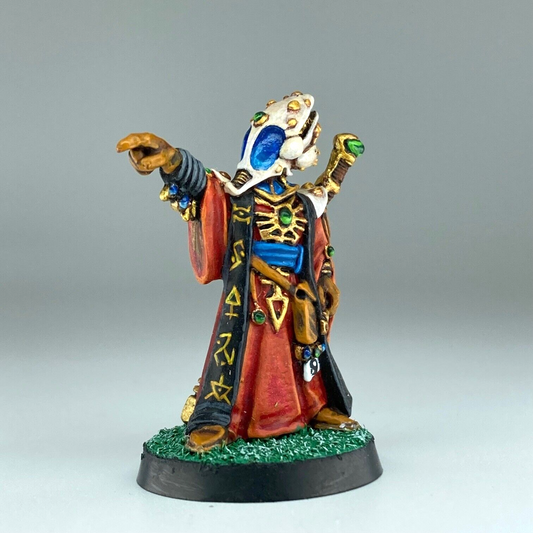 Farseer Aeldari Eldar- Painted - 1991 - Rogue Trader Warhammer 40K GW X13649