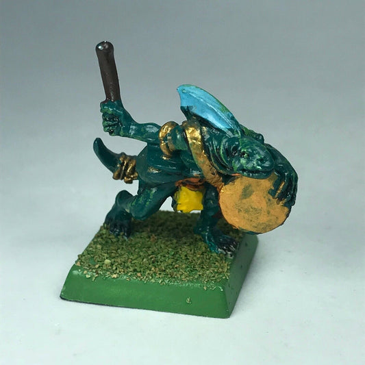 Skink Command Musician Lizardmen - Painted - Warhammer Fantasy X1291