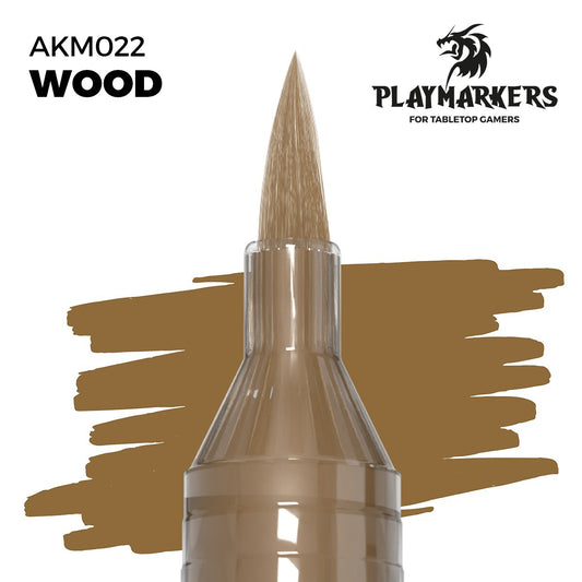 Wood - Playmarker - Brand New - Acrylic Paint Pens AK Interactive