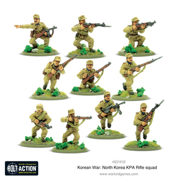 North Korean KPA Rifle Squad - Brand New - Warlord Games Bolt Action Miniatures