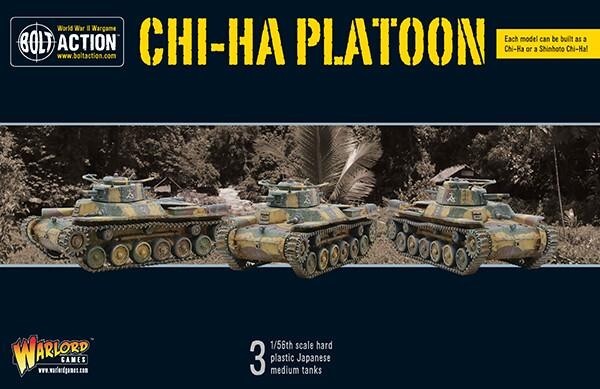 Japanese Chi-Ha Platoon - Warlord Games Bolt Action Miniatures