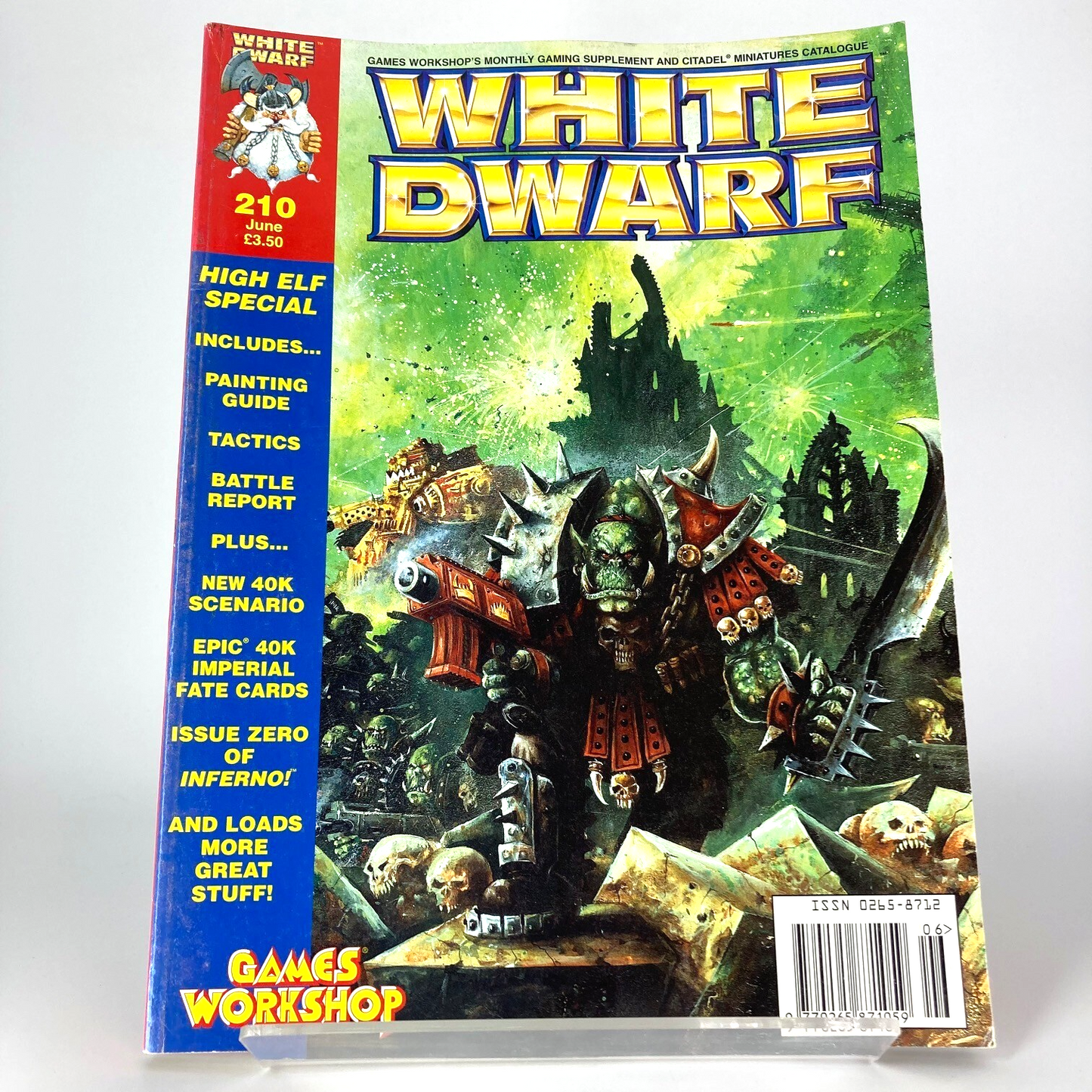 White Dwarf 210 Magazine Games Workshop Warhammer Fantasy 40,000 40K M1553